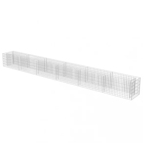 horganyzott acél gabion magaságyás 540 x 50 x 50 cm