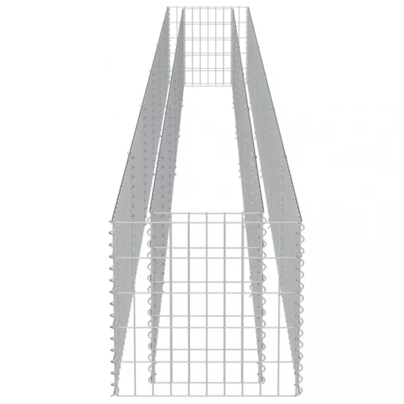 horganyzott acél gabion magaságyás 540 x 50 x 50 cm