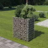 horganyzott acél gabion magaságyás 90 x 50 x 100 cm