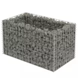 horganyzott acél gabion magaságyás 90 x 50 x 50 cm