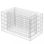 horganyzott acél gabion magaságyás 90 x 50 x 50 cm