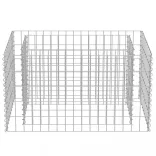 horganyzott acél gabion magaságyás 90 x 50 x 50 cm