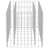 horganyzott acél gabion magaságyás 90 x 50 x 50 cm