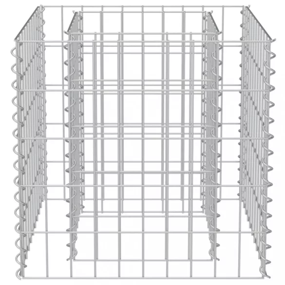 horganyzott acél gabion magaságyás 50 x 50 x 50 cm