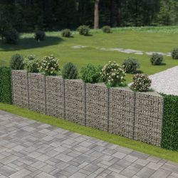 horganyzott acél gabion fal 450 x 30 x 100 cm