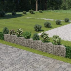 horganyzott acél gabion fal 450 x 30 x 50 cm