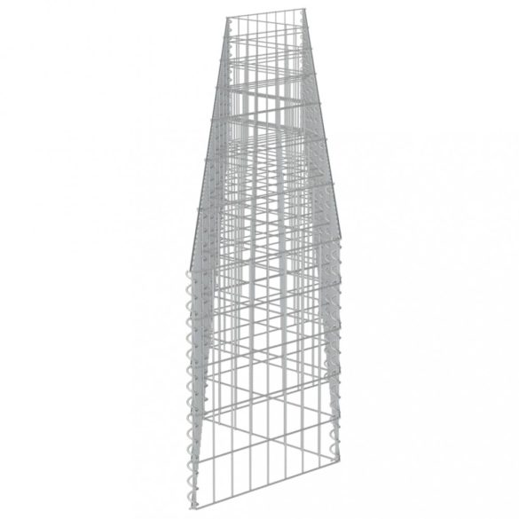 horganyzott acél gabion fal 450 x 30 x 50 cm