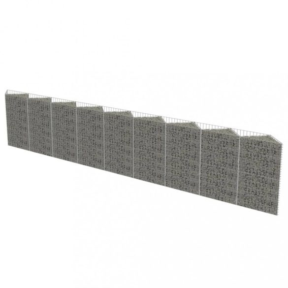horganyzott acél gabion fal 630 x 30 x 100 cm
