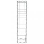 horganyzott acél gabion fal fedéllel 20 x 20 x 100 cm