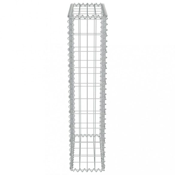 horganyzott acél gabion fal fedéllel 50 x 20 x 100 cm