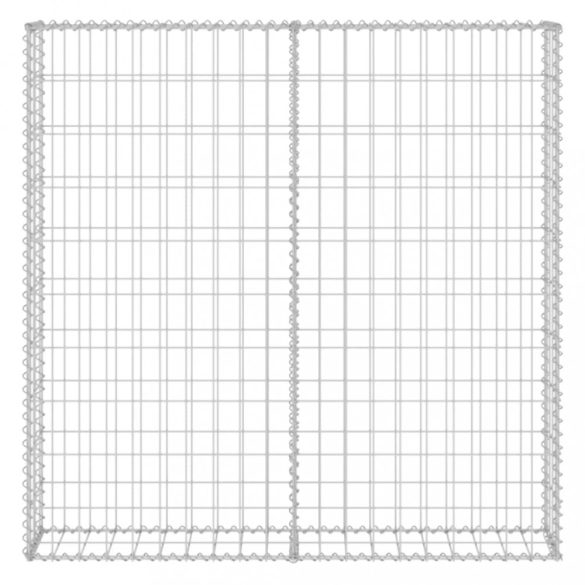 horganyzott acél gabion fal felső zárással 80 x 20 x 100 cm