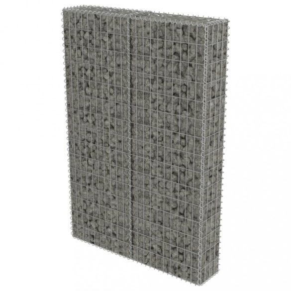 horganyzott acél gabion fal fedéllel 100 x 20 x 150 cm