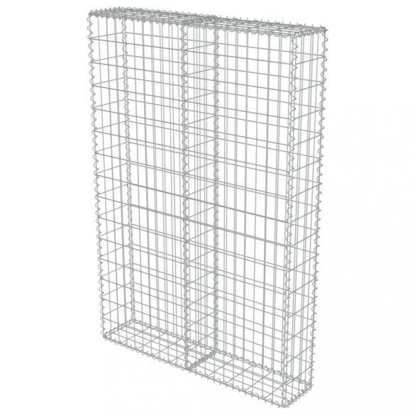 horganyzott acél gabion fal fedéllel 100 x 20 x 150 cm