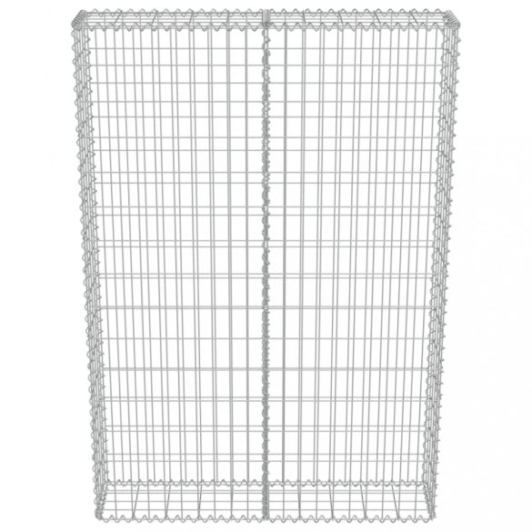 horganyzott acél gabion fal fedéllel 100 x 20 x 150 cm