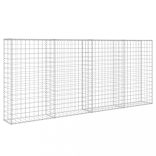 horganyzott acél gabion fal fedéllel 200 x 20 x 85 cm