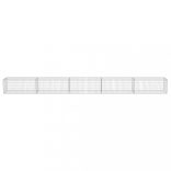 horganyzott acél gabion fal fedéllel 600 x 50 x 50 cm