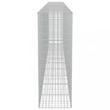 horganyzott acél gabion fal fedéllel 600 x 50 x 150 cm