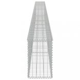 horganyzott acél gabion fal fedéllel 600 x 30 x 50 cm