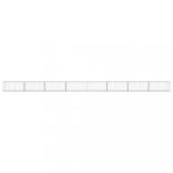 horganyzott acél gabion fal fedéllel 900 x 50 x 50 cm