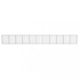 horganyzott acél gabion fal fedéllel 900 x 50 x 100 cm