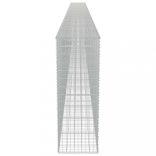 horganyzott acél gabion fal fedéllel 900 x 50 x 150 cm