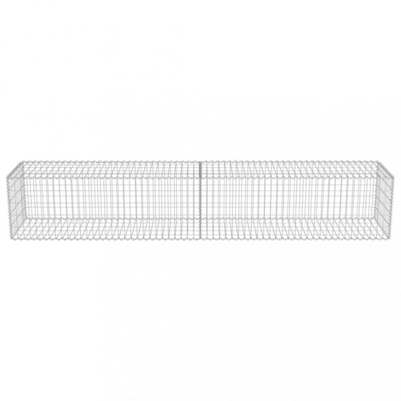 horganyzott acél gabion fal fedéllel 300 x 50 x 50 cm