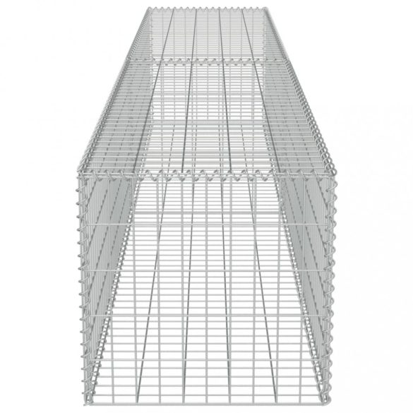 horganyzott acél gabion fal fedéllel 300 x 50 x 50 cm