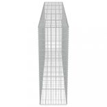 horganyzott acél gabion fal fedéllel 300 x 50 x 150 cm