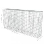 horganyzott acél gabion fal fedéllel 300 x 50 x 150 cm