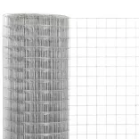 ezüst horganyzott acél csirkeháló drótkerítés 10 x 1,5 m