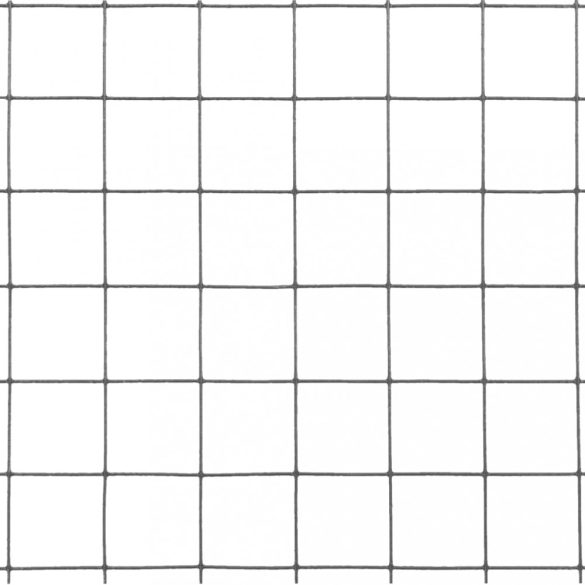 szürke PVC-bevonatú acél csirkeháló drótkerítés 10 x 1,5 m