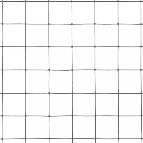 szürke PVC-bevonatú acél csirkeháló drótkerítés 25 x 1,5 m