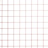 piros PVC-bevonatú acél csirkeháló drótkerítés 10 x 0,5 m