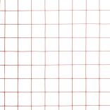 piros PVC-bevonatú acél csirkeháló drótkerítés 25 x 1,5 m