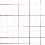 piros PVC-bevonatú acél csirkeháló drótkerítés 25 x 1,5 m