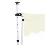 kézzel feltekerhető krémszínű napellenző 400 cm