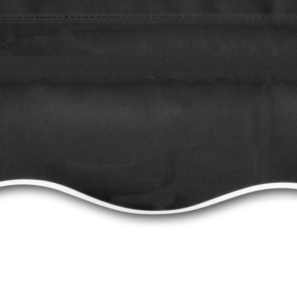 antracitszürke vászon napellenző tető 5 x 3 m