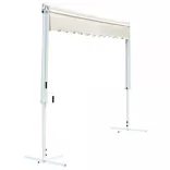 krémszínű szabadon álló napellenző 3 x 3 m