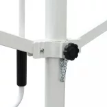 krémszínű szabadon álló napellenző 3 x 3 m