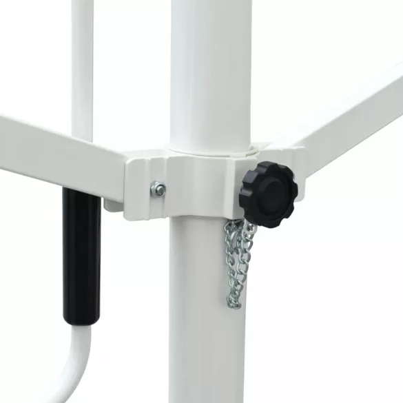 krémszínű szabadon álló napellenző 3 x 3 m