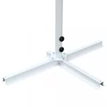 krémszínű szabadon álló napellenző 3 x 3 m