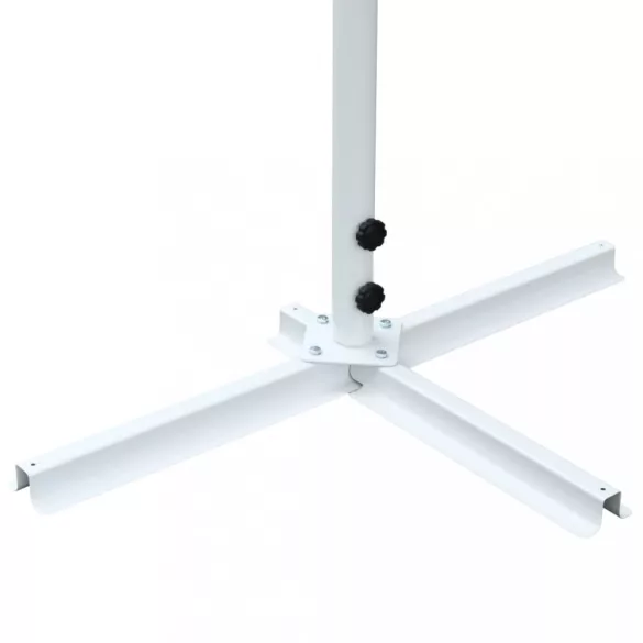 krémszínű szabadon álló napellenző 3 x 3 m