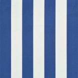 feltekerhető kék és fehér napellenző 400 x 150 cm