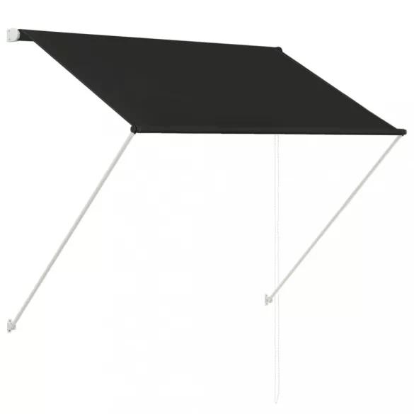 feltekerhető antracitszürke napellenző 150 x 150 cm