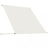 feltekerhető krémszínű napellenző 150 x 150 cm