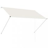 feltekerhető krémszínű napellenző 200 x 150 cm