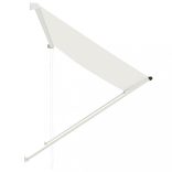 feltekerhető krémszínű napellenző 200 x 150 cm