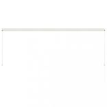 feltekerhető krémszínű napellenző 350 x 150 cm