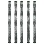 5 db zöld HDPE kerti kerítés háló 1 x 1,2 m