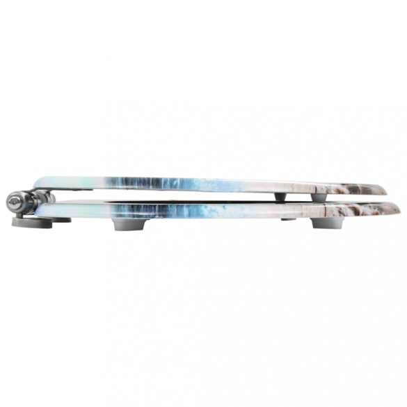 lassan csukódó kagylómintás MDF WC-ülőke